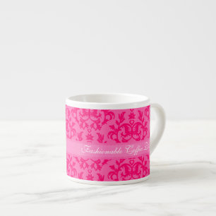 Caneca elegante cor-de-rosa do café da diva do