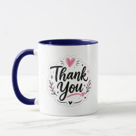 Caneca Elegante de Agradecimento | Belo Presente d