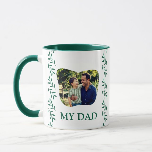 Caneca Elegante Íris do Dia dos Pais  (Esquerda)