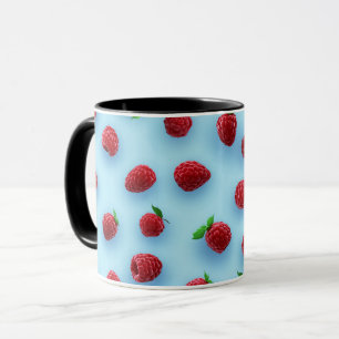Caneca Elegante Na moda Moderno de Trendy Chic Raspberry
