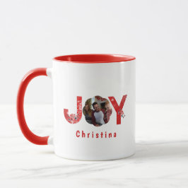 Caneca Elegante Red 1 Fotografia Joy Simples Natal Person
