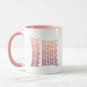 Caneca Elegante Roteiro Moderno Seja gentil Gentileza