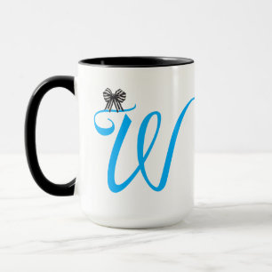 Caneca Elegante Roxo - Letra W Coffee Mug