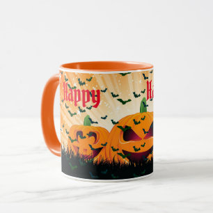 Caneca Elegante Spooky Halloween
