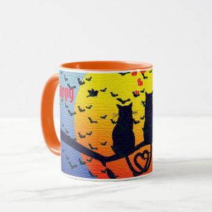 Caneca Elegante Spooky Halloween