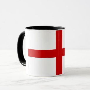 Caneca Elegante Vintage England Flag em Cerâmica