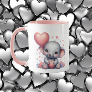 Caneca Elephant de corte adiciona mensagem Mug