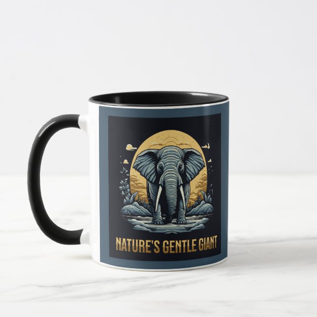 Caneca Elephants Nature's Gentle Giant (Esquerda)
