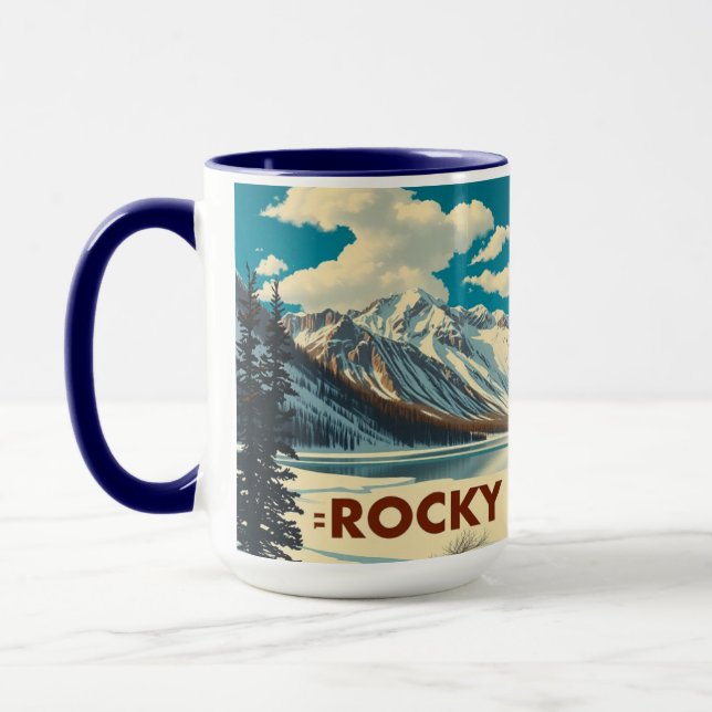 Caneca Elevação da Divisão Continental das Montanhas Roch (Esquerda)
