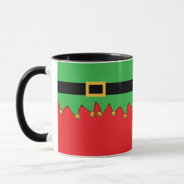 Caneca Elf Jingle! Feriado divertido bonito