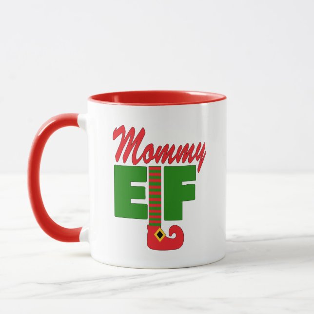 Caneca Elf mamãe (Esquerda)