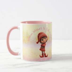 Caneca Elfo Enfeitiçado   Natal do Polo Norte
