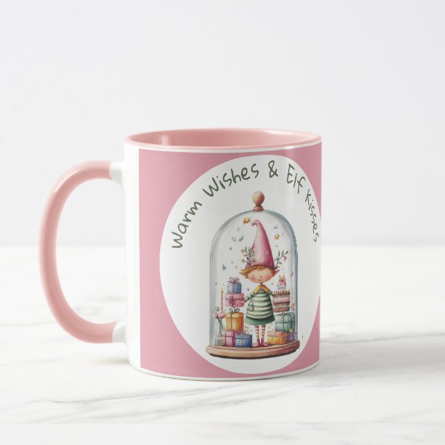 Caneca Elfo Enfeitiçado | Natal do Polo Norte  (Esquerda)