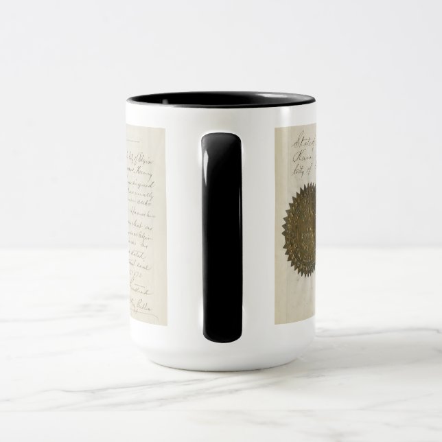 CANECA ELGIN ILLINOIS J W RANSTEAD ALS CAFE BUILDING 1870 (Alça)