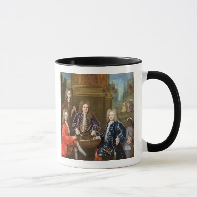 Caneca Elihu Yale (1648-1721) o segundo duque de Devonshi (Direita)