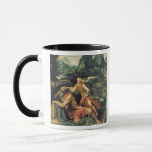 Caneca Elijah visitou por um anjo, c.1534