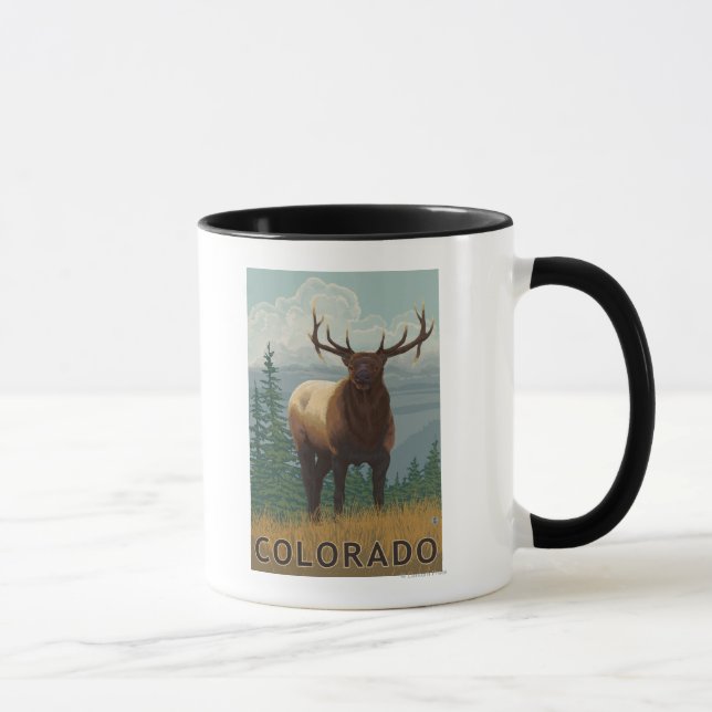 Caneca Elk SceneColorado (Direita)