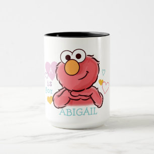 Caneca Elmo Adorável   Adicione seu próprio nome
