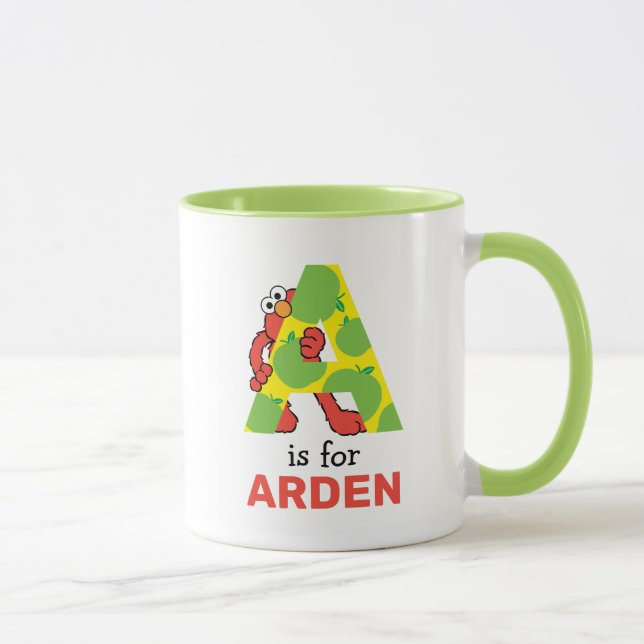 Caneca Elmo Alfabeto | A Maçã (Direita)