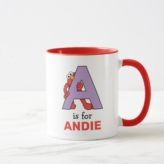 Caneca Elmo Alphabet | A Roxo (Direita)