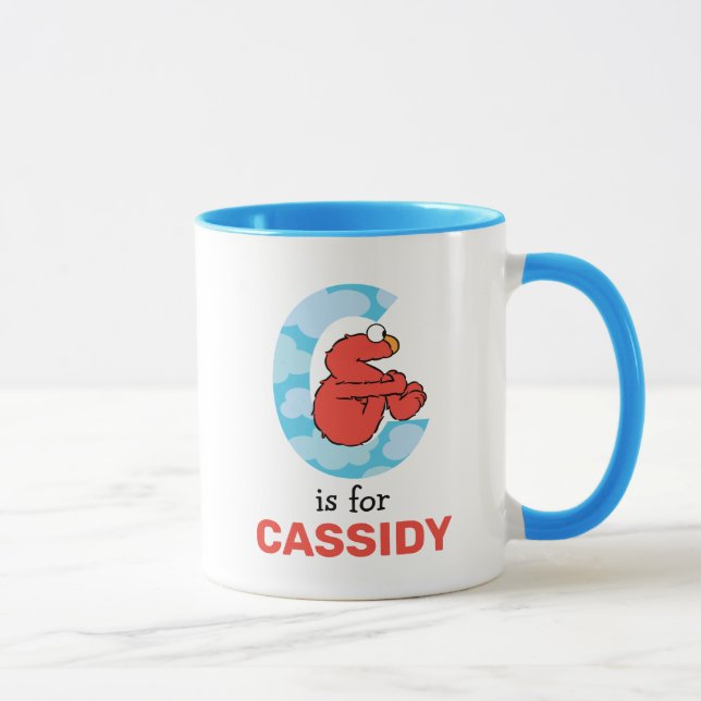 Caneca Elmo Alphabet | C Nuvens (Direita)