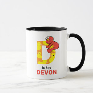 Caneca Elmo Alphabet   D Pato