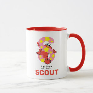 Caneca Elmo Alphabet Estrela S