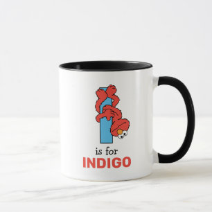 Caneca Elmo Alphabet   I Azul