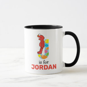 Caneca Elmo Alphabet   J Jelly Bean