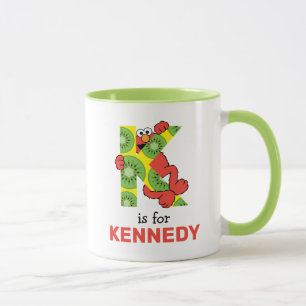 Caneca Elmo Alphabet   K Kiwi