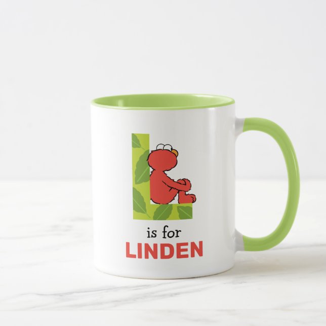 Caneca Elmo Alphabet | L Folha (Direita)