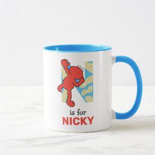 Caneca Elmo Alphabet   N LOUCOS