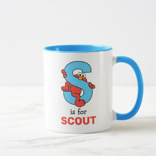 Caneca Elmo Alphabet   S Azul