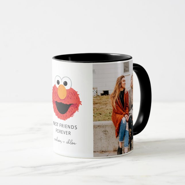 Caneca Elmo Big Face | Melhores Amigos - Foto (Frente Esquerda)