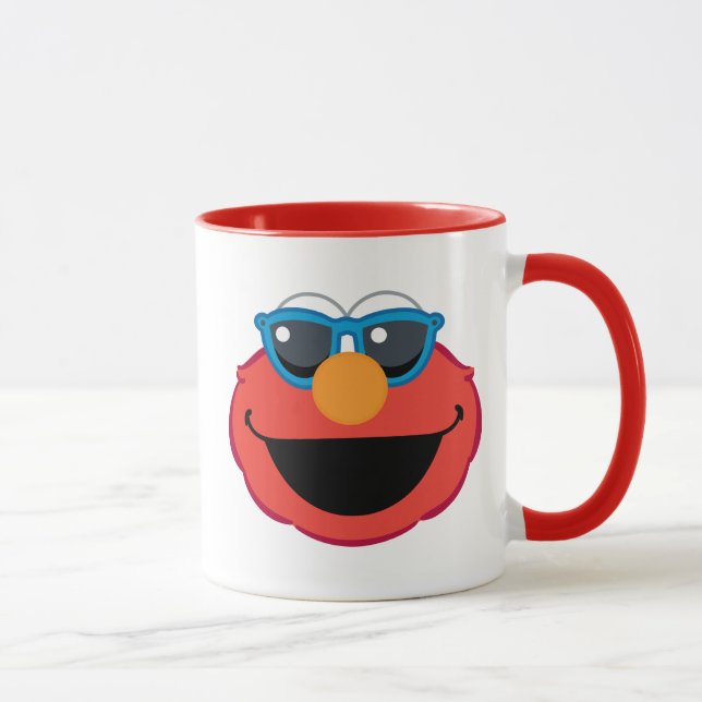 Caneca Elmo Rosto Sorridente com Óculos de Sol (Direita)