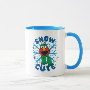 Caneca Elmo Snow Cute