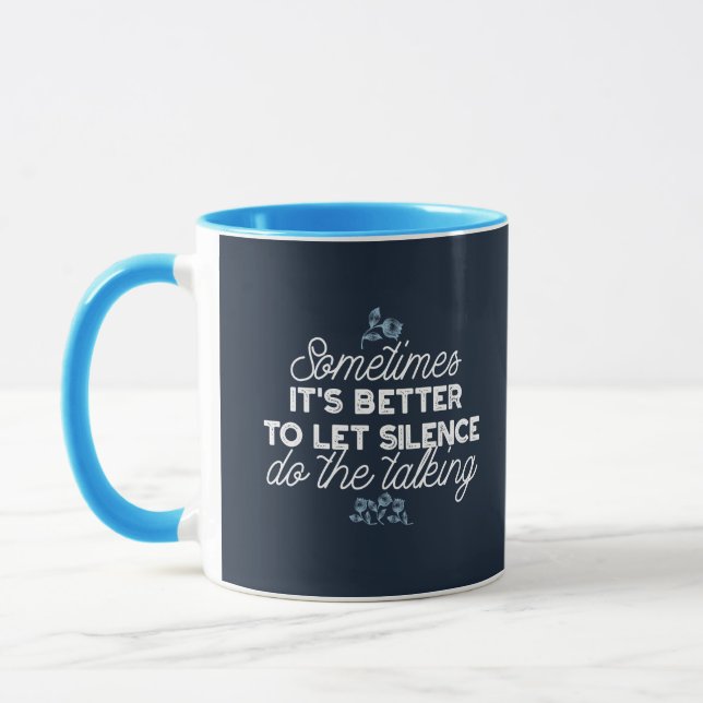 Caneca Eloquent Silence Cote Art para o Decor Sereno (Esquerda)