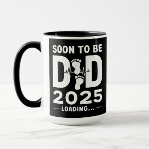 Caneca Em Breve, Ser Pai Novo papai Do Pês De 2025