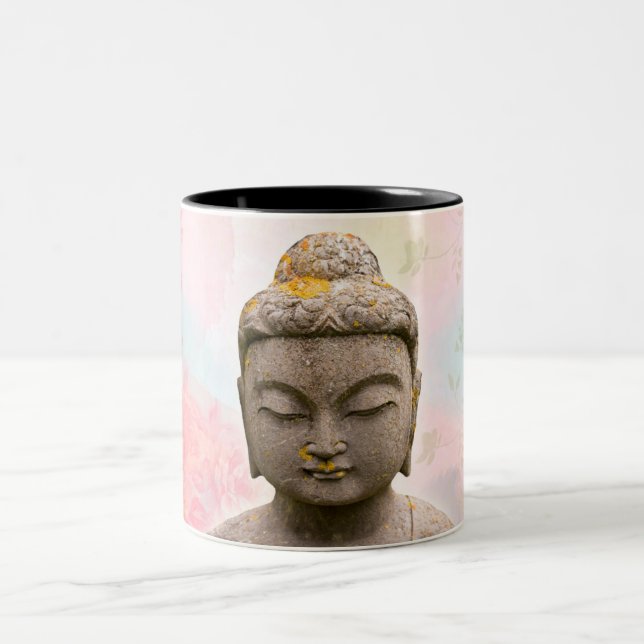 Caneca em dois tons com imagem do Buddha (Centro)
