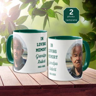 Caneca Em Memória Afetuosa 2 Lembrança de Memorial de Fot