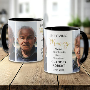 Caneca Em Memória Carinhosa Lembrança 3 Presente de Foto