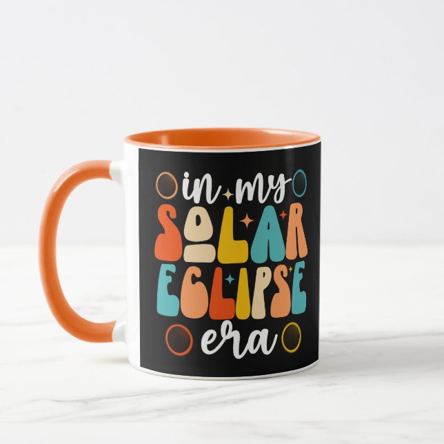 Caneca Em Minha Época Solar Eclipse Solar Total (Esquerda)
