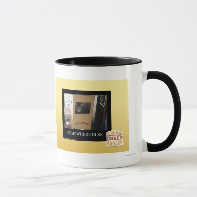 Caneca Em outro lugar (Direita)