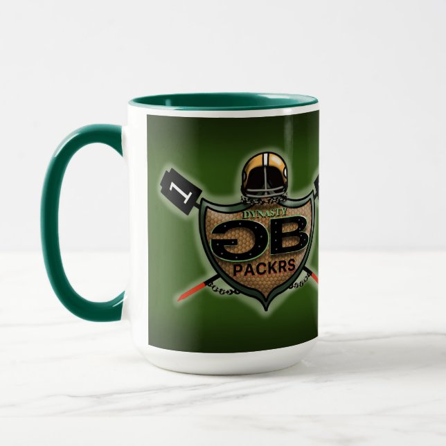 Caneca EMBALAGEM DE BAY VERDE por Slipperywindow (Esquerda)