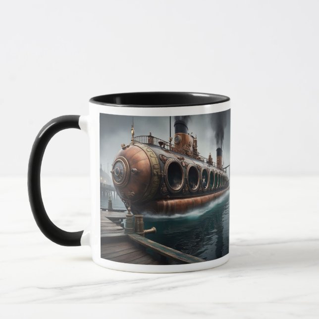 Caneca Embarcação submersível de vapor (Esquerda)