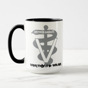 Caneca Embassas Certificadas Veterinárias - Digno De Vist