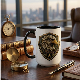 Caneca Emblema de Águia Militar