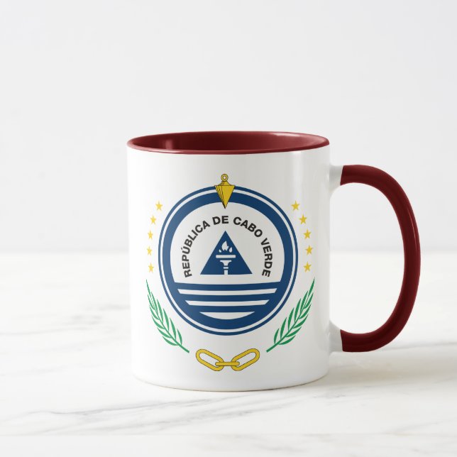 Caneca emblema de cabo verde (Direita)