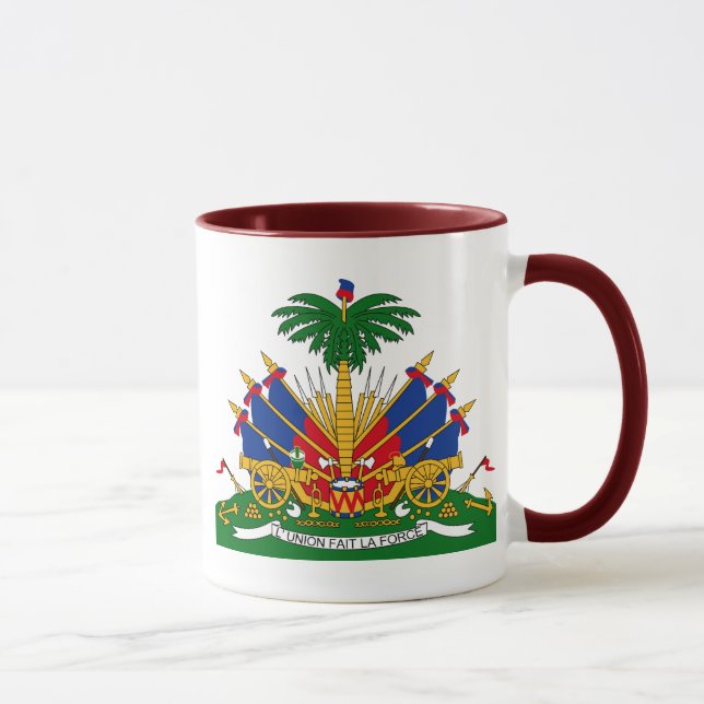 Caneca emblema de haiti (Direita)