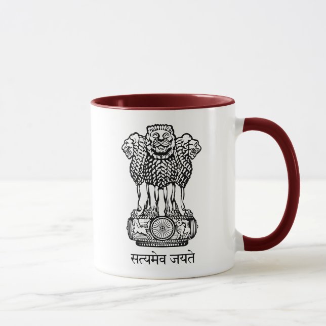 Caneca emblema de india (Direita)